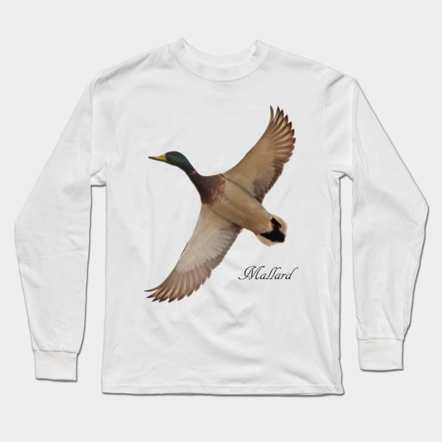 Mallard Long Sleeve T-Shirt by Whisperingpeaks